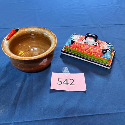 Talavera Butter & Pepper bowl