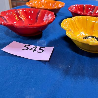 Clay Art Flower bowls