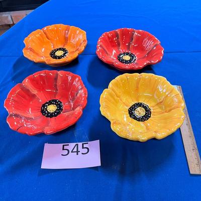 Clay Art Flower bowls