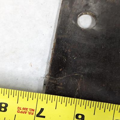 Vintage Meat Cleaver Village Blacksmith Watertown, WI Solid Steel Forged