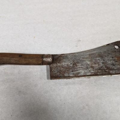 Vintage Samuel Lee Knives & Steels Meat Cleaver