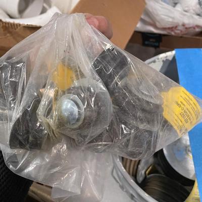 Bucket of Econ O Grip Steel Test Plugs - mainly 3" plugs - lots in this bucket