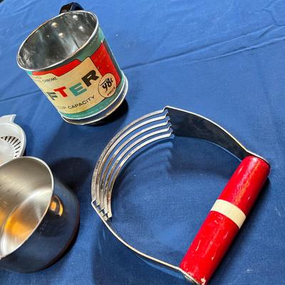 Antique kitchen utensils