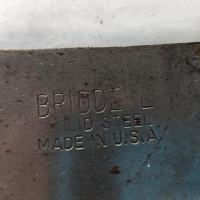 Vintage Bridell Solid Steel Meat Cleaver