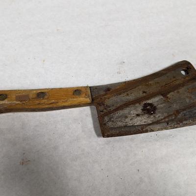 Vintage Bridell Solid Steel Meat Cleaver