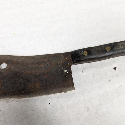 Vintage Fulton Brand Foster Bros. 1107 Meat Clever