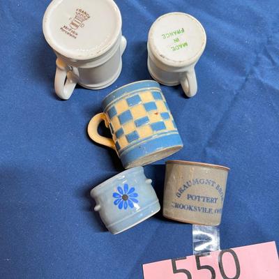 Antique pottery items