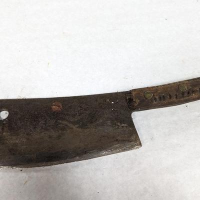 Vintage International Edge Tool Co. Forged Solid Steel Germany Meat Clever