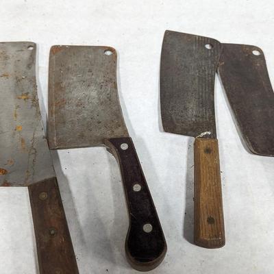 Vintage Meat Cleavers