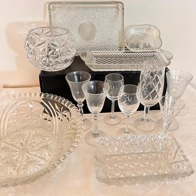 Decorative Glass Cut Crystal Lot