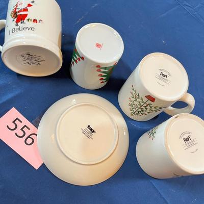 Lot of Christmas mugs