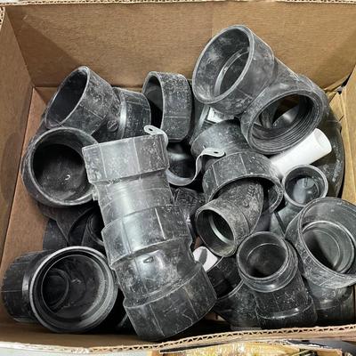 2 Boxes of 3" Black PVC Connectors & Corners
