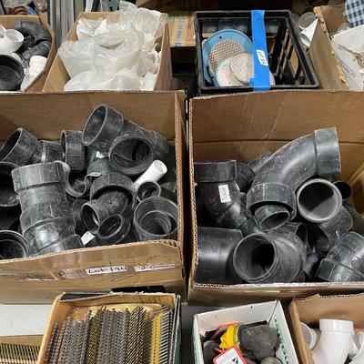 2 Boxes of 3" Black PVC Connectors & Corners