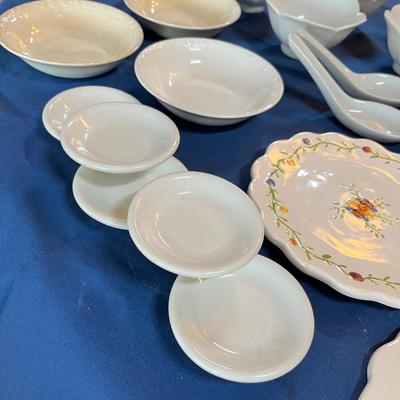 Large group of bowls & plates