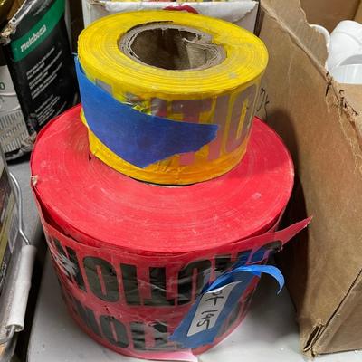 2 Rolls of Caution & Buried Electrical Warning Tape