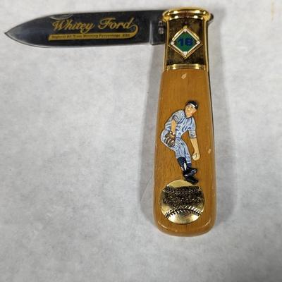 Whitey Ford Collector Knife By The Franklin Mint