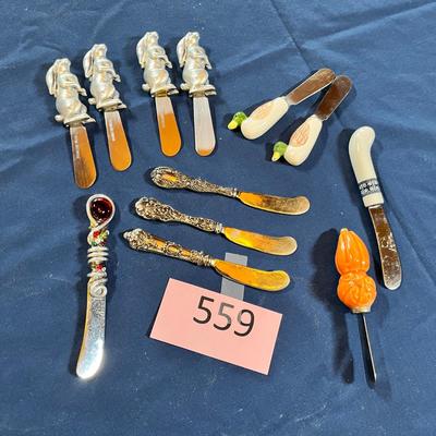 Collection of pate knives