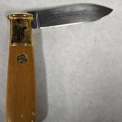 Rogers Hornsby Collector Knife By The Franklin Mint