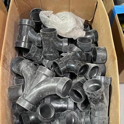 1 Box of Black PVC 2" connectors/splits