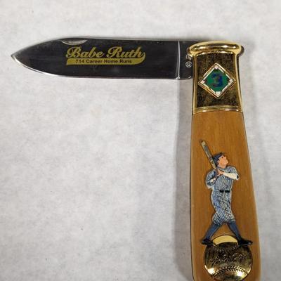 Babe Ruth Collector Knife By The Franklin Mint