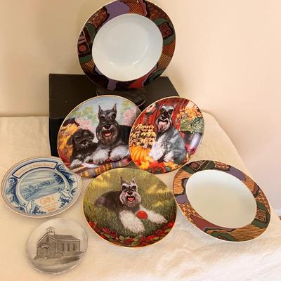 Mixed Lot Decorative Plates and Bowls - Danbury Mint, Century Porcelain, Wendell August