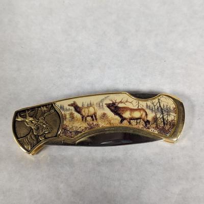 Franklin Mint Deer Pocket Knife