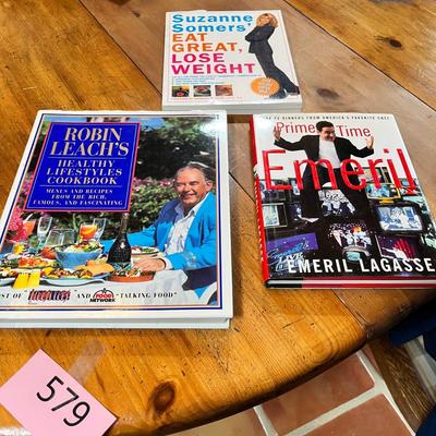 3 Famous people cook books
