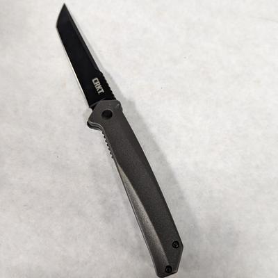 CRKT Onion Helical Liner Lock Tanto Knife Aluminum Choice A With Box