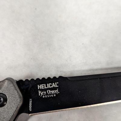 CRKT Onion Helical Liner Lock Tanto Knife Aluminum Choice A With Box