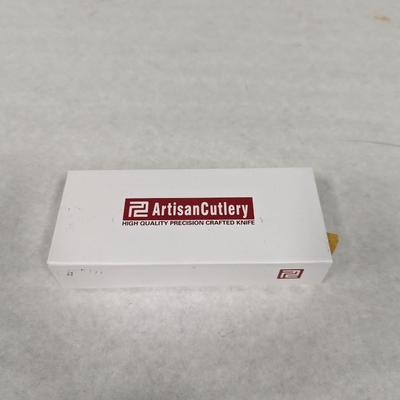 Artisan Cutlery Steel Blade Pocket Knife Model 1707P With Pouch & Box