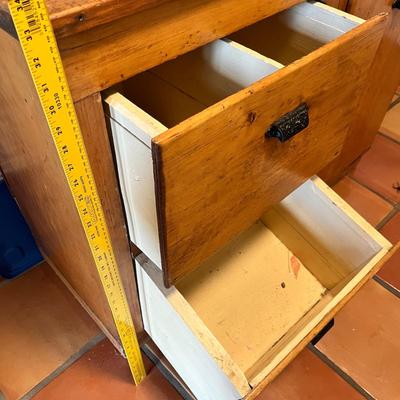 Primitive cabinet w/ Potato storage