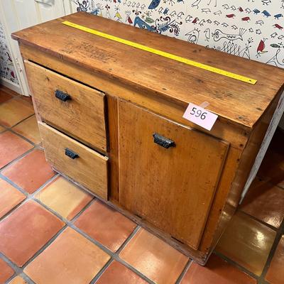 Primitive cabinet w/ Potato storage