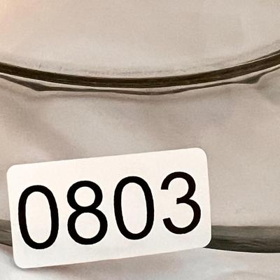 8 Piece Decorative Glass Serving Plate Lot