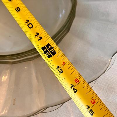 8 Piece Decorative Glass Serving Plate Lot