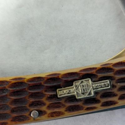 Rough Rider Pocket Knife RR772 & Rough Rider Fixed Blade RR1869 With Boxes