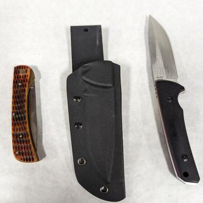 Rough Rider Pocket Knife RR772 & Rough Rider Fixed Blade RR1869 With Boxes