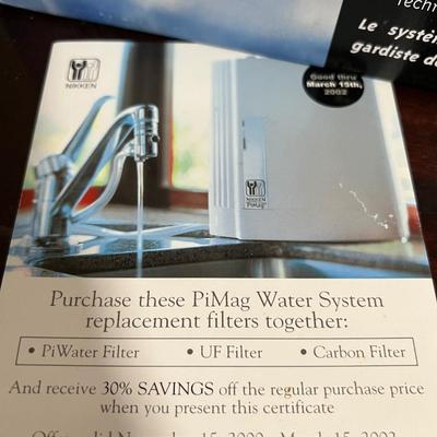 Nikken PiMag Countertop Water Filtration System #1316 NIB