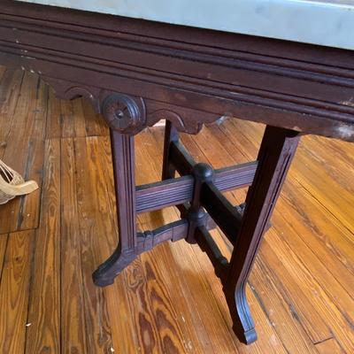 Rectangular Marble Top Table