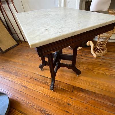 Rectangular Marble Top Table
