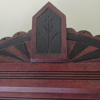 hand carved ornate mirror