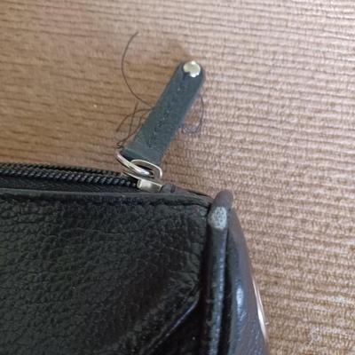 Tignanello black clutch purse