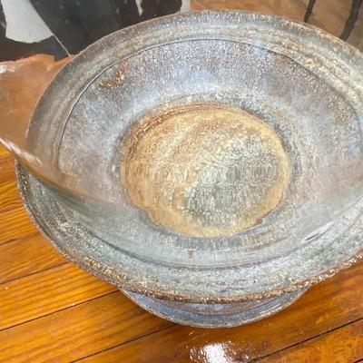 Large Glass Cloche with Metal Base