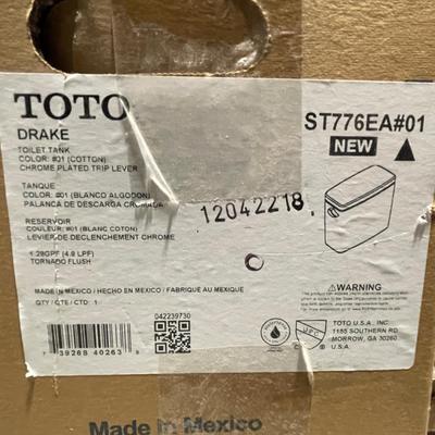 Brand New Toto Toilet Bowl & Tank - Drake