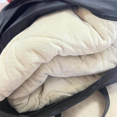 3 Pc. Nikken Lot - Seat Cover, Mini Comforter, Personal Comfort