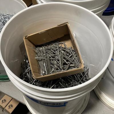 Bucket of Framing Nails