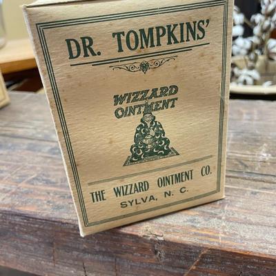 Set of Twelve Jars of Vintage Wizzard Ointment - Folk Medicine Lot Two