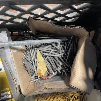 Crate of Screws & Nails