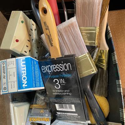 Paint brushes and light switches