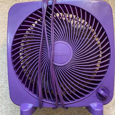 Small purple fan