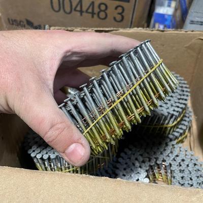 NAILS & MORE NAILS - 3 boxes of Strips of Nails - 1-3/4" - Item 13363HPT Maybe 10,000 nails total